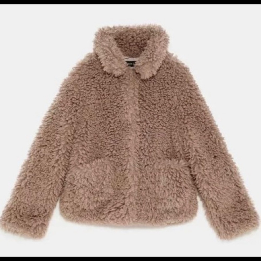 SOLD Zara fur coat